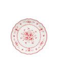 Vila White w/Red Salad Plate 8.5"