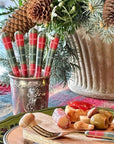 Tartan - Gold Cake Forks Set of 6