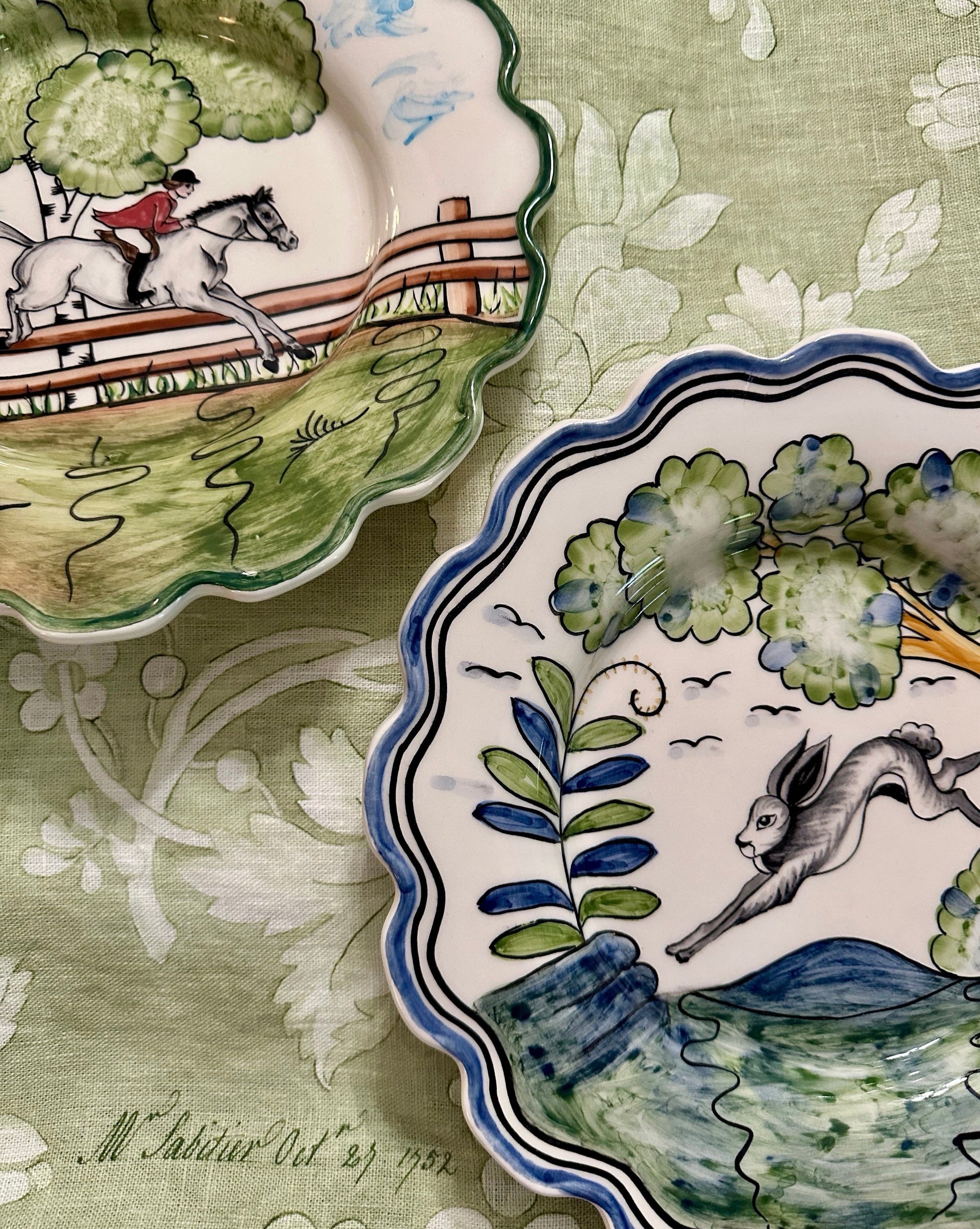 Vivo Anna Maria Sage 54" Tablecloth