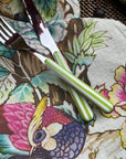 Neva Green Stripe Flatware