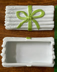 Vintage Mottahedeh Asparagus Porcelain Box
