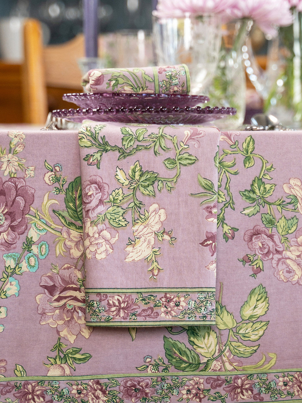 Milene Lavender Napkins S/4