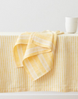 Vivo Multi Stripe Yellow 17" Napkin Set/2