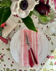 Venezia Burgundy Flatware 5 Pc