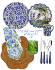 Rosemary Blossom 20" Napkin Set/4