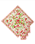 Strawberry Basket 20" Napkin Set/4
