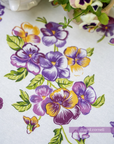Pansies 60" x 90" Tablecloth