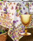 Pansies 60" x 90" Tablecloth