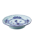 Garofano Blue Pedestal Bowl 11.75"