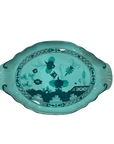 Garofano Tiffany Green Scallop Handle Tray *PRE-ORDER