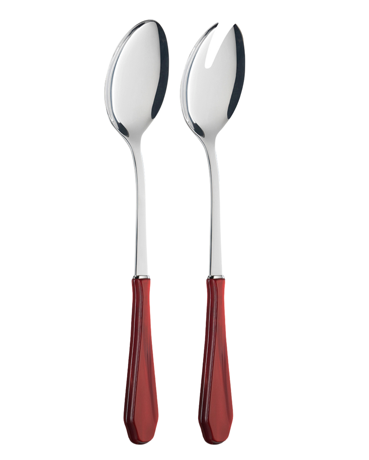 Venezia Burgundy Salad Servers