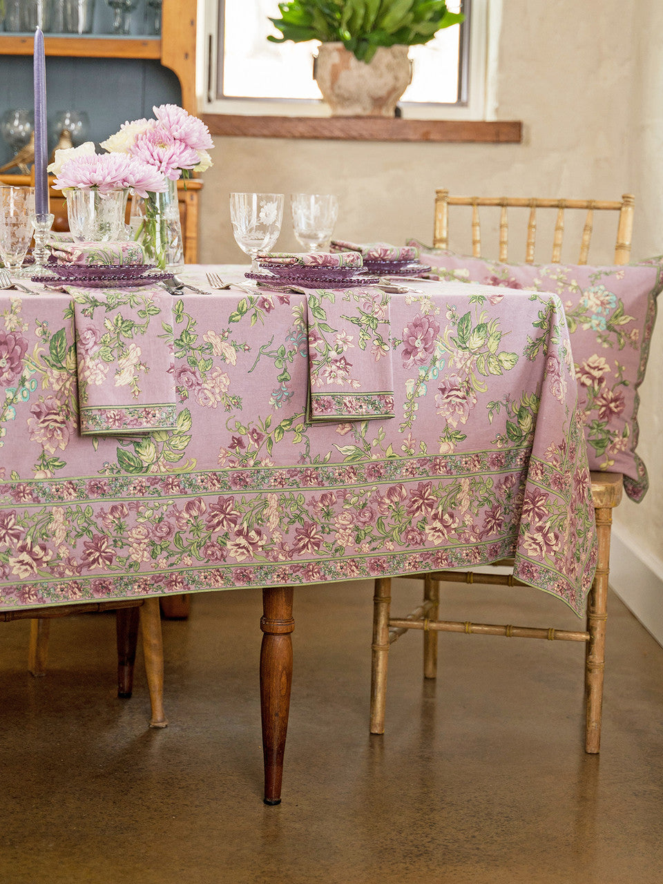 Milene Lavender Napkins S/4