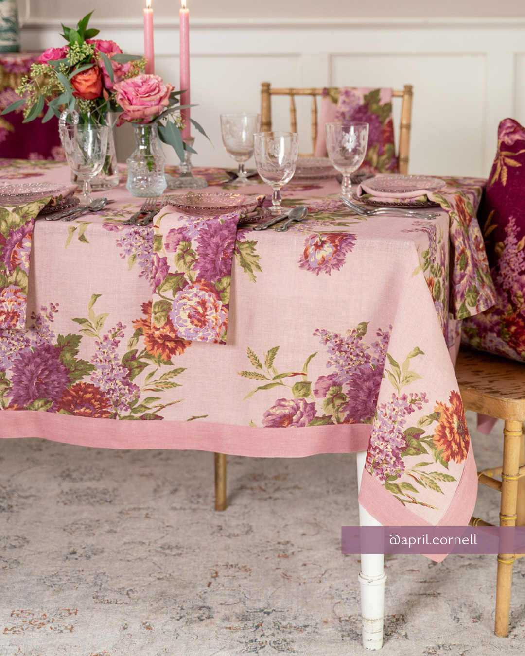 Evening Soirée Linen Tablecloth