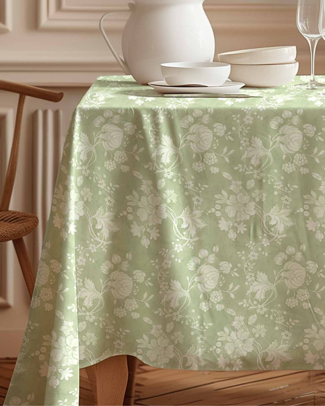 Vivo Anna Maria Sage 54" Tablecloth