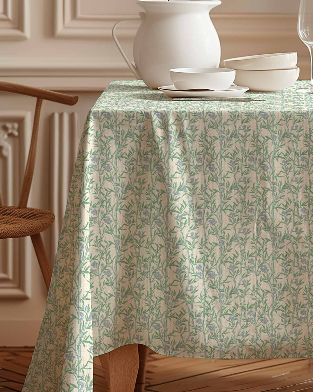 Vivo Bamboo Blooms 54" Tablecloth