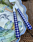 Blue Gingham Flatware