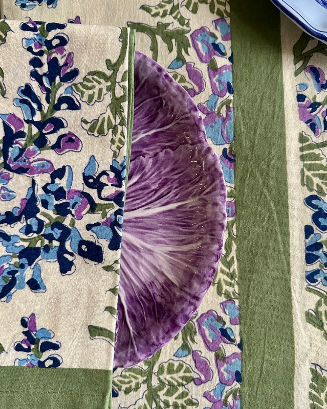 Cabbage Ceramic Side Plate 8.8"