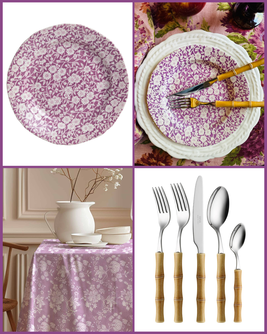 Blossom Calico Plate - 30%