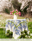 Couleur Nature Wisteria Blue 59" Tablecloth