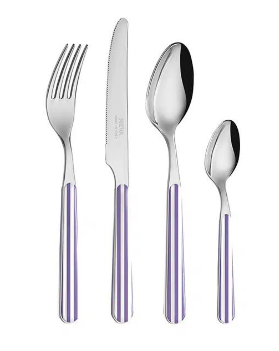 Purple Stripe Flatware