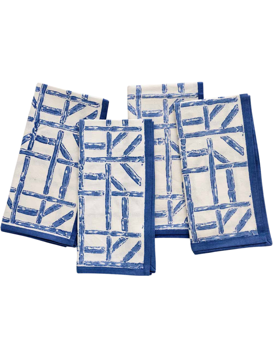 Pomegranate Inc. Blue Bamboo 20" Napkin Set /4
