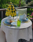 Vivo Lemon Stripe 17" Napkin S/4