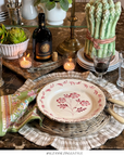 Pomegranate Inc. Grecian Palm 20" Napkin S/4