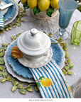 Vivo Lemon Stripe 17" Napkin S/4
