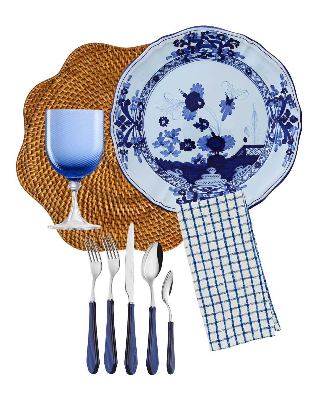Venezia Ultramarine Flatware 5 Pc