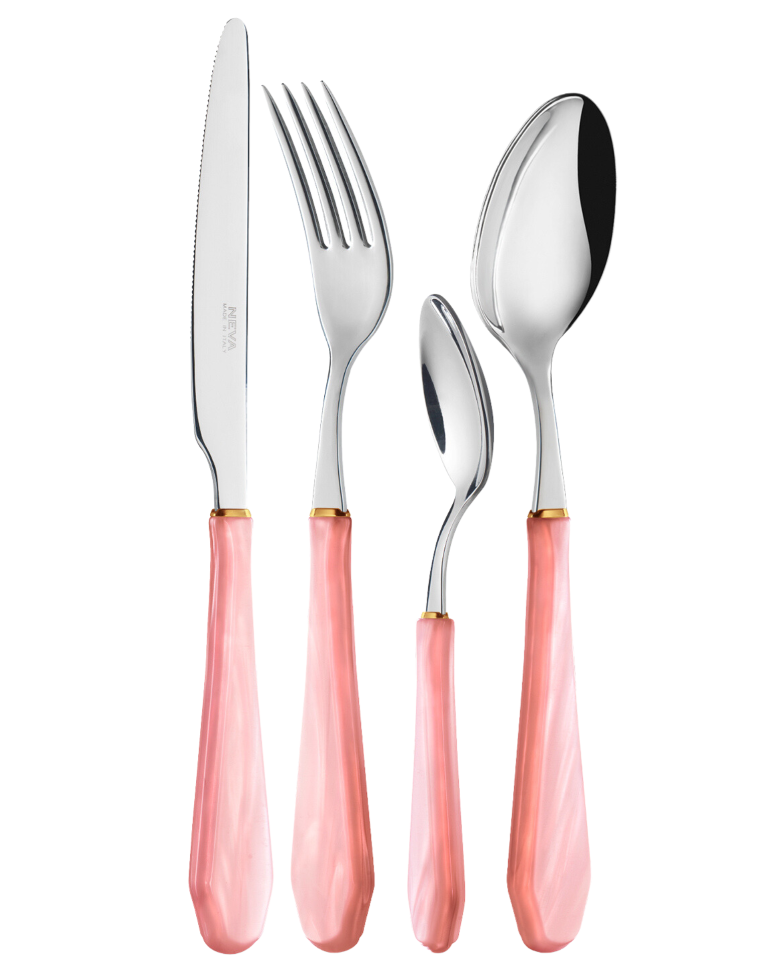 Venezia Pink Flatware 4 Pc