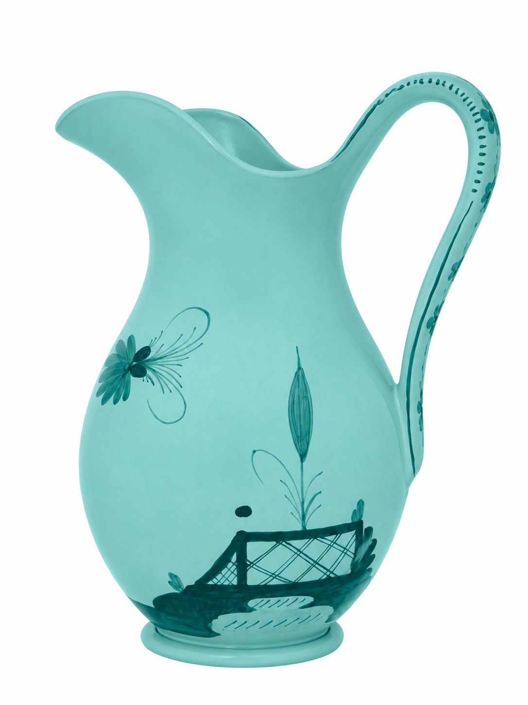 Garofano Tiffany Green Pitcher/Jug 13.5" *Pre-Order for Aug/Sept 2026 Delivery