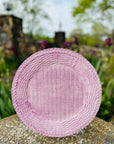 Ceramic Wicker Lilac Charger Plate