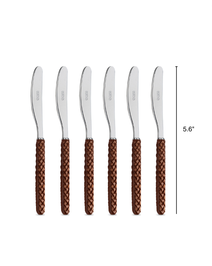 Neva Intreccio Spreader Knife Set (6)