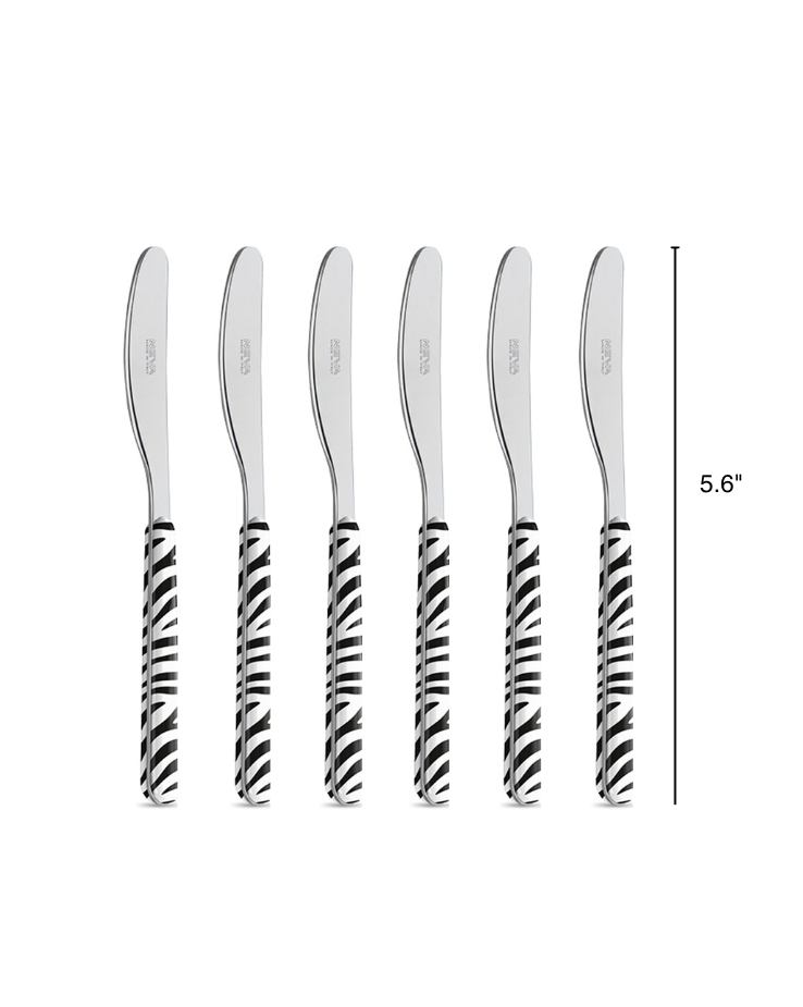 Neva Maximalista Zebra Spreader Knife Set (6)