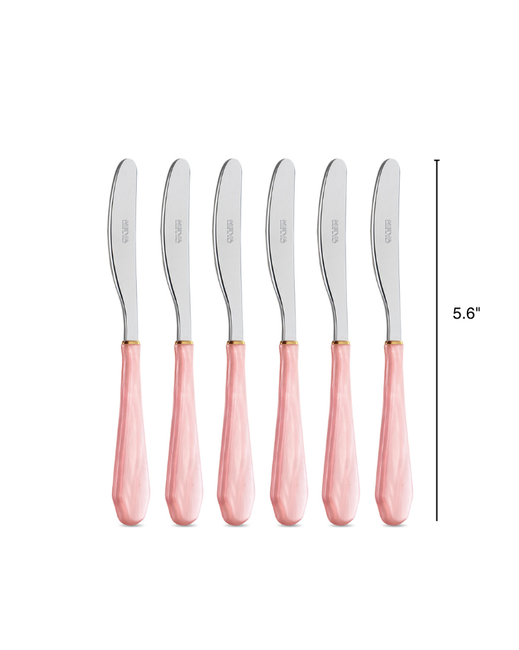 Neva Venezia Pink Spreader Knife Set (6)