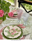 Vivo Anna Maria Sage 17" Napkin Set/4