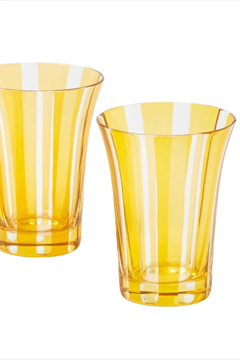 Bistro Striped Glass Set (2)