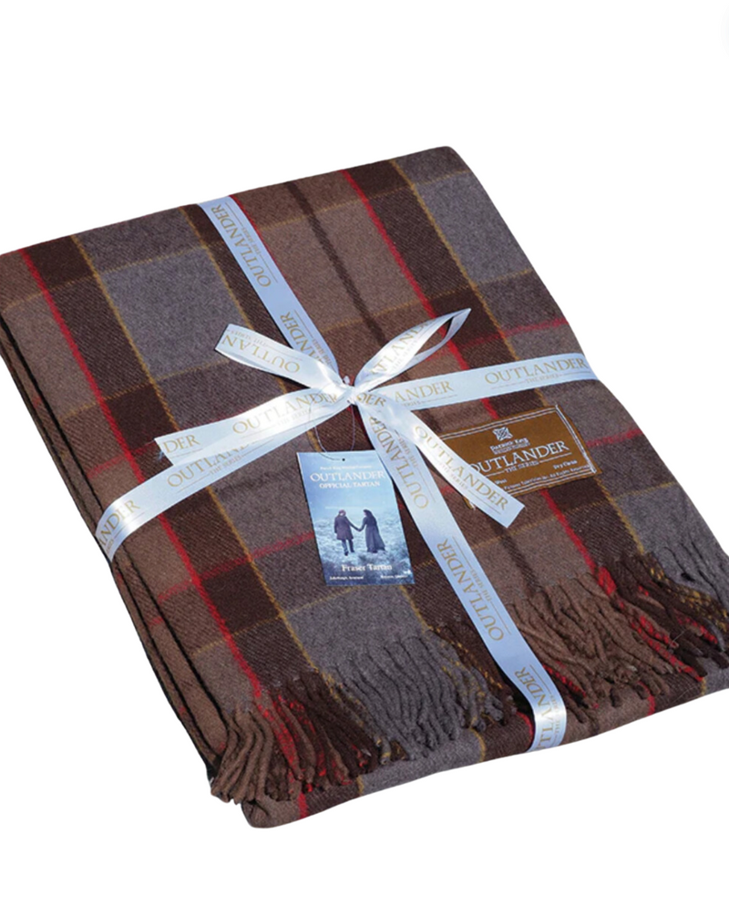 Outlander Fraser Tartan Wool Blanket