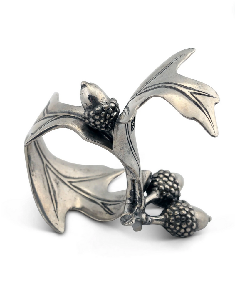 Pewter Acorn & Oak Leaf Napkin Ring