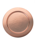 Hammered Solid Copper Charger Plate 12.5"
