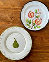 Garden Pear Plate 8.75"