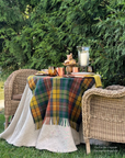 Buchanan Clan Tartan Wool Wrap/Lap Blanket