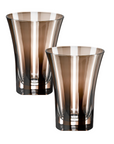 Bistro Striped Glass Set/2