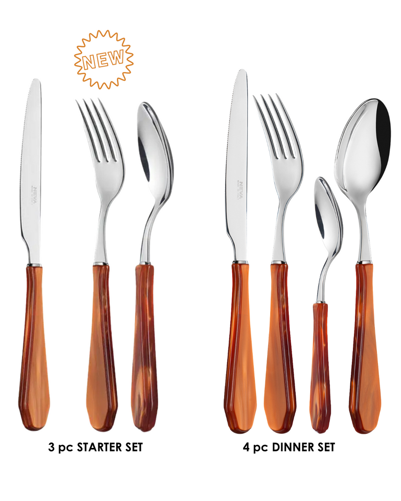 Neva Venezia Amber Flatware - New Sizes!