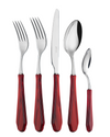 Venezia Burgundy Flatware