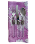 Claire Translucent Brunch Flatware 3 Pc