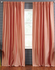 August Home Living Faux Silk Taffeta Drapes (2 Panels) *Pre-Order