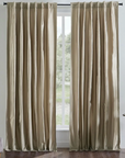 August Home Living Faux Silk Taffeta Drapes (2 Panels) *Pre-Order