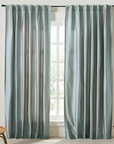 August Home Living Faux Silk Taffeta Drapes (2 Panels) *Pre-Order
