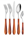 Venezia Amber Flatware 5 Pc